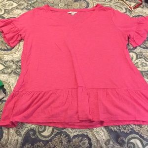 Crown & Ivy Peplum Top